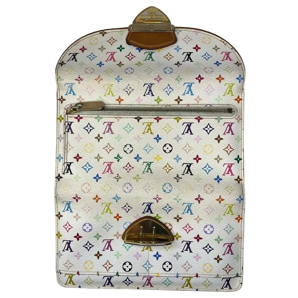 Louis Vuitton Murakami Multicolore Porte Tresor Wallet White M92659 Y2K